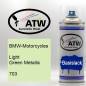 Preview: BMW-Motorcycles, Light Green Metallic, 703: 400ml Sprühdose, von ATW Autoteile West.